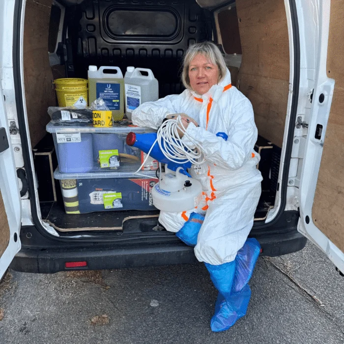 Julia, owner of Tangerine Extreme Cleans, Rayleigh